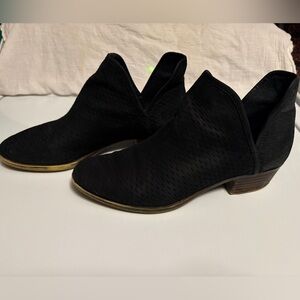 Lucky Brand Black Ankle Boots